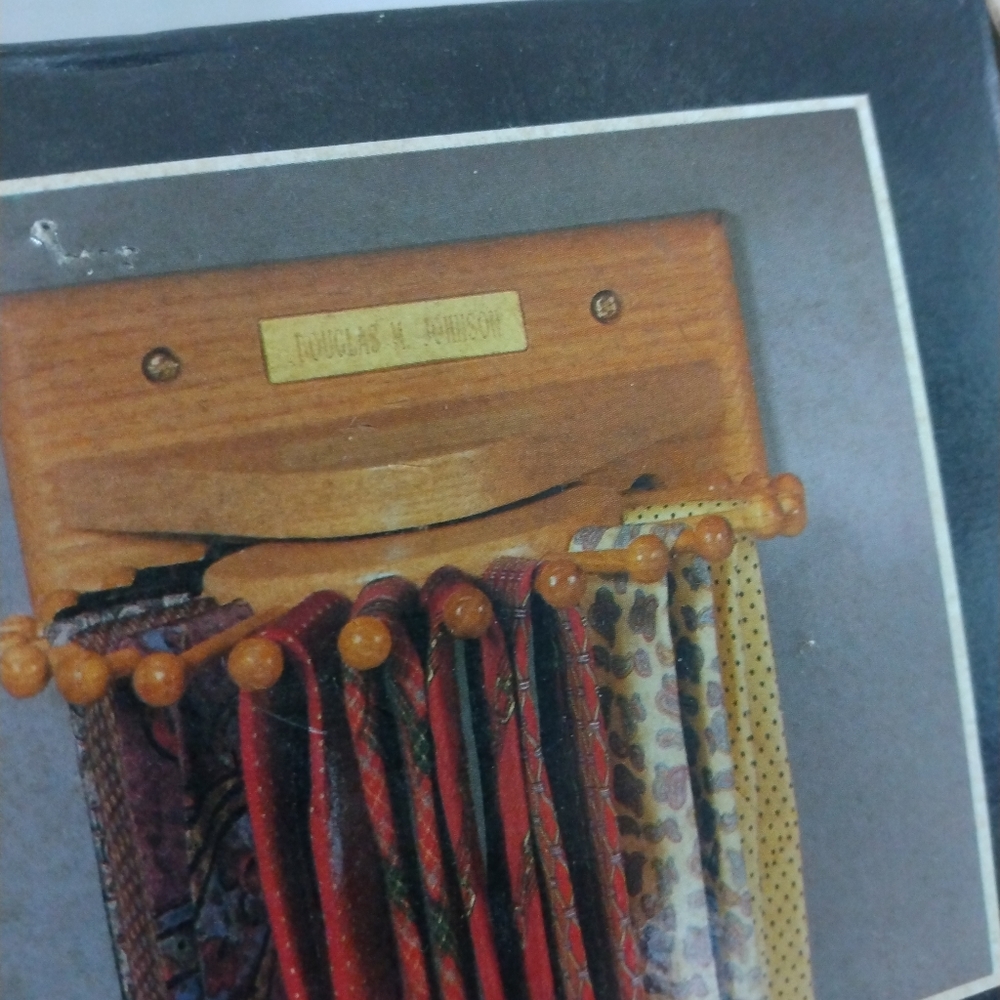 Solid Oak Revolving Tie Rack - Picture 6 of 9